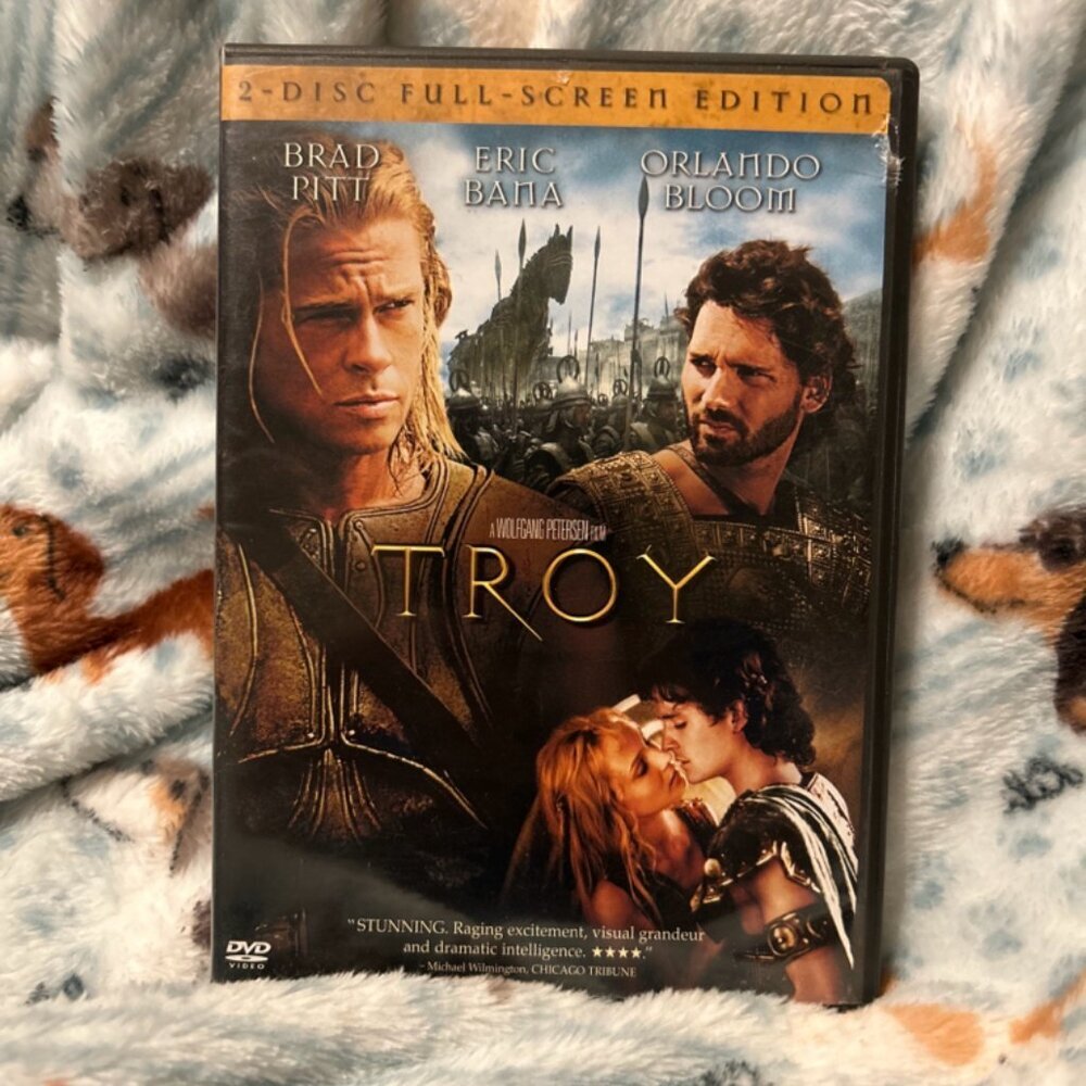 Troy (DVD, 2005, 2-Disc Set, Full Screen) Brad Pitt Orlando Bloom
